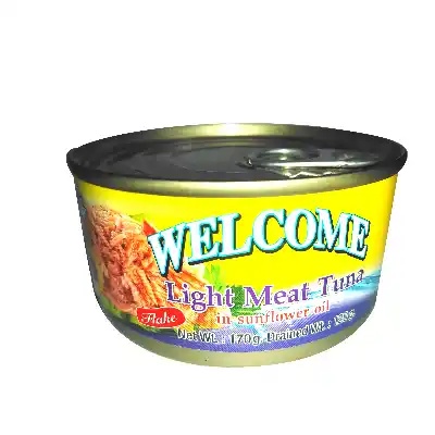 Welcome Light Meat Tuna In Sunflower Oil (Flake) 170 gm