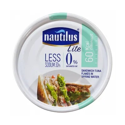 Nautilus Lite Sandwich Tuna In Spring Water 165 gm