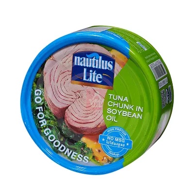 Nautilus Lite Tuna Chunk Soybean Oil 165 gm