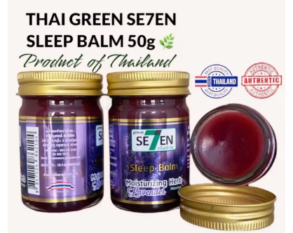 Green Seven Sleep Balm Moisturizing Herb Lavender 50g