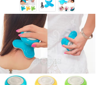 20178 people viewed this info-icon  Share Icon Mini Handheld Vibrating Body Massager Apple Electric Massager