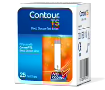 Contor TS blood glucose strip