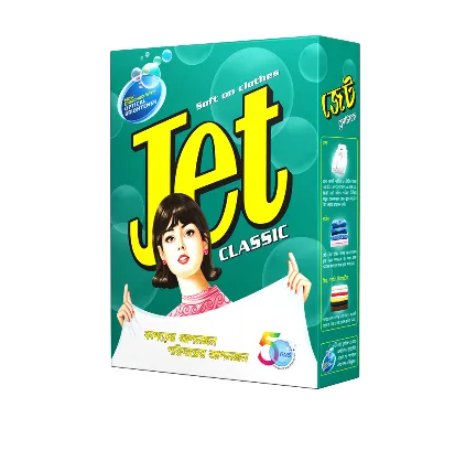 Jet Classic Detergent Powder Paper Pack 1 kg