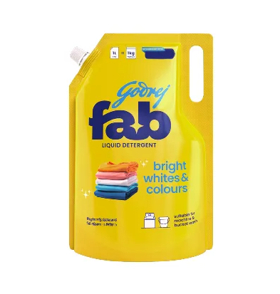 Godrej Fab Liquid Detergent Pouch 1 ltr