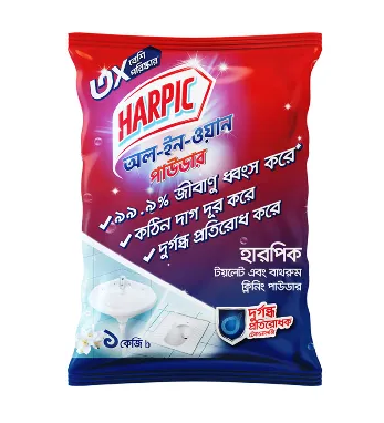 Harpic All-in-1 Toilet & Bathroom Cleaning Powder 1 kg