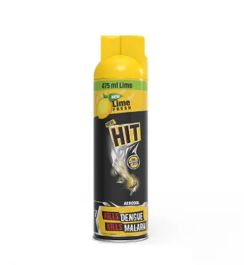 Black Hit Anti Mosquito Aerosol Spray Lime 475 ml