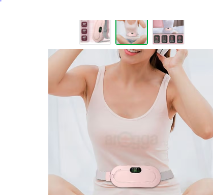 Electric Warm Belt 3s Fast Heat Relief Waist Pain Cramps Vibrating Abdominal Electric Belt