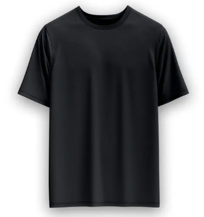 Round neck half sleeve t-shirt 100% Cotton Size L