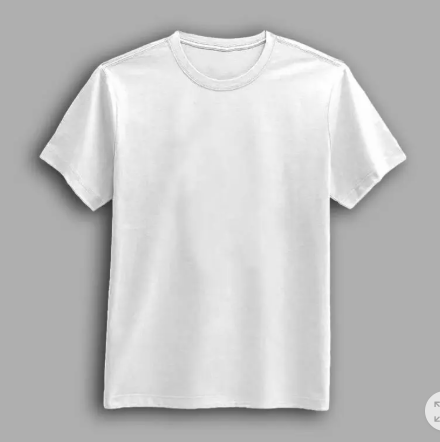Round neck half sleeve t-shirt 100% Cotton Size S