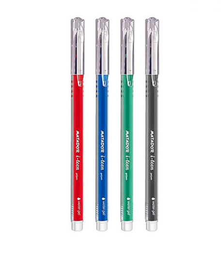 Matador I-teen Gel Pen, Blue (Pack of 6)