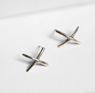 Oxidized Silver Earrings