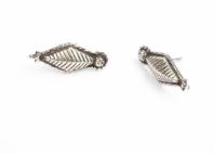 Oxidized Silver Earrings