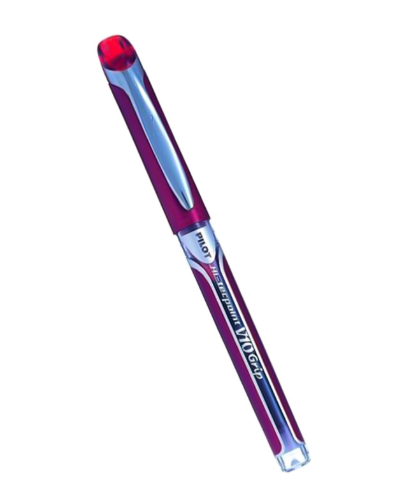 Pilot Hi Tecpoint V10 Grip Pen, Red