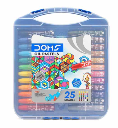DOMS Hex Oil Pastels, 25 Shades