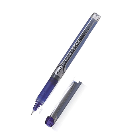 Pilot Hi-Tecpoint Rollerball Pen, Blue, Grip, V5