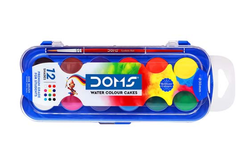 DOMS Water Color Cake, 12 Shades