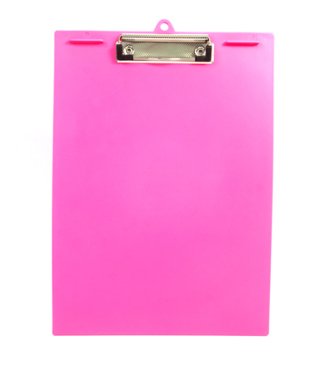 Good Luck Clip Board, A4, Plastic, Assorted Color