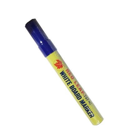 Red Leaf 737 White Board Marker, Blue (Pack of 12)