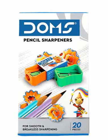 DOMS Pencil Sharpener, Pack of 20 Pcs