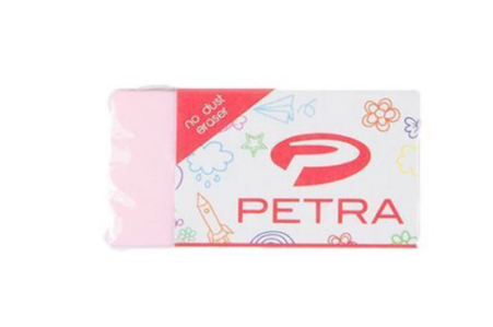 Petra No Dust Eraser Big -Pink