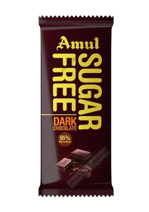 Amul Sugar Free Dark Chocolate Bar 35g