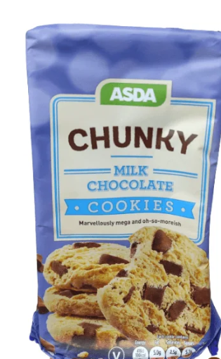 Asda Chunky Milk Chocolate Cookies