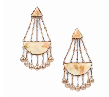 Beads Brass Earrings