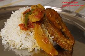 Rohu Fish with Rice