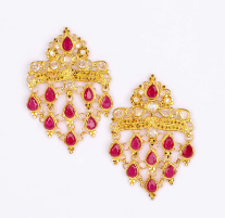 Gold Plated Silver Earrings