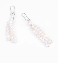 White Pearl Earrings