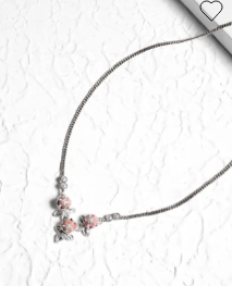 Pearl Oxidized Silver Necklace