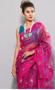 Pearl and Simulated Stone Studded Sitahar Necklace