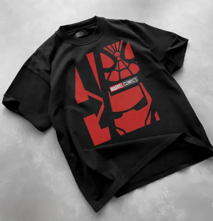 Marvel Comics Poster T-Shirt | Premium Quality | Spider-Man Graphic Design | Comfortable Casual Wear | Casual Fashion