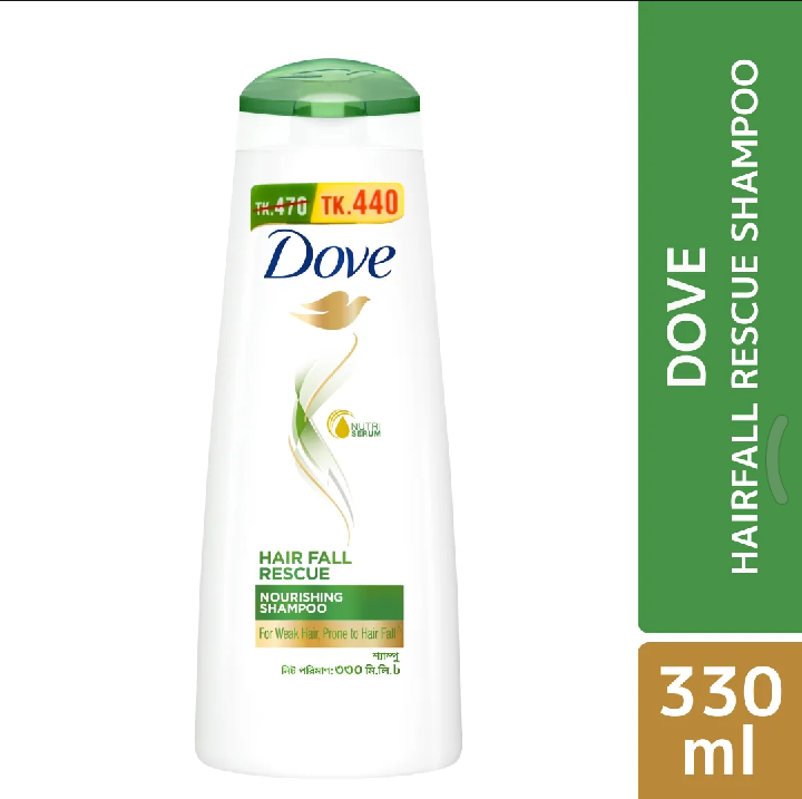 Dove Shampoo Hairfall Rescue 330ml