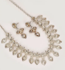 Silver Necklace Set