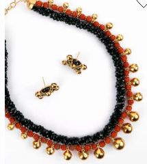 Rudraksha Necklace Set