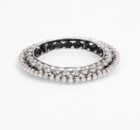 Oxidized Silver Bangle