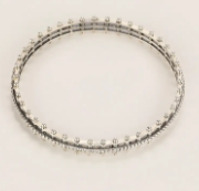 Oxidized Silver Bangle