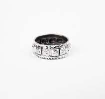 Oxidized Silver Ring