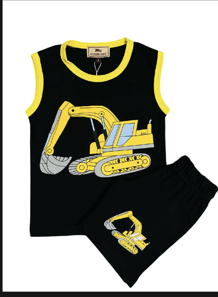 Boy’s Fashiongble Stylish Megi T-shirt With Pant Set