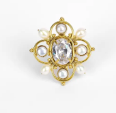 Pearl Stubbed Ring