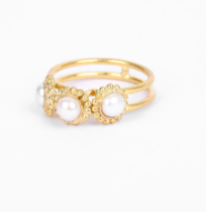 Pearl Stubbed Ring