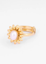 Pearl Brass Ring
