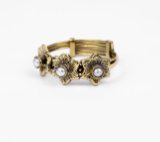 Pearl Brass Ring