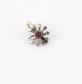 Oxidized Silver Nose Pin