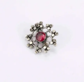 Oxidized Silver Nose Pin