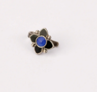 Oxidized Silver Nose Pin