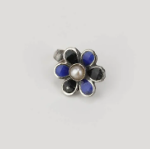 Oxidized Silver Nose Pin
