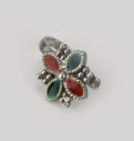 Oxidized Silver Nose Pin