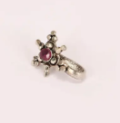 Oxidized Silver Nose Pin